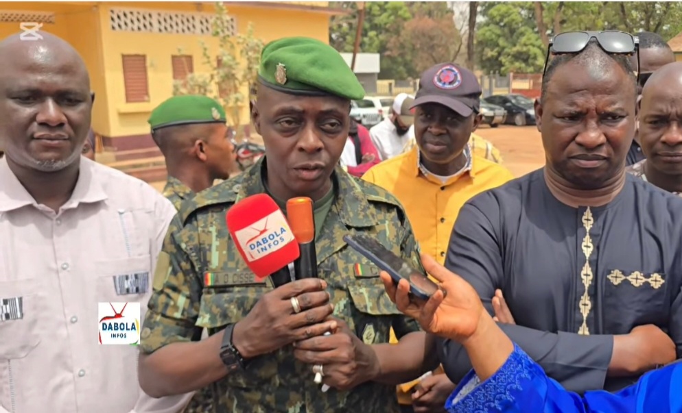 Discours de remerciement du préfet, le colonel Alpha Oumar Cissé
